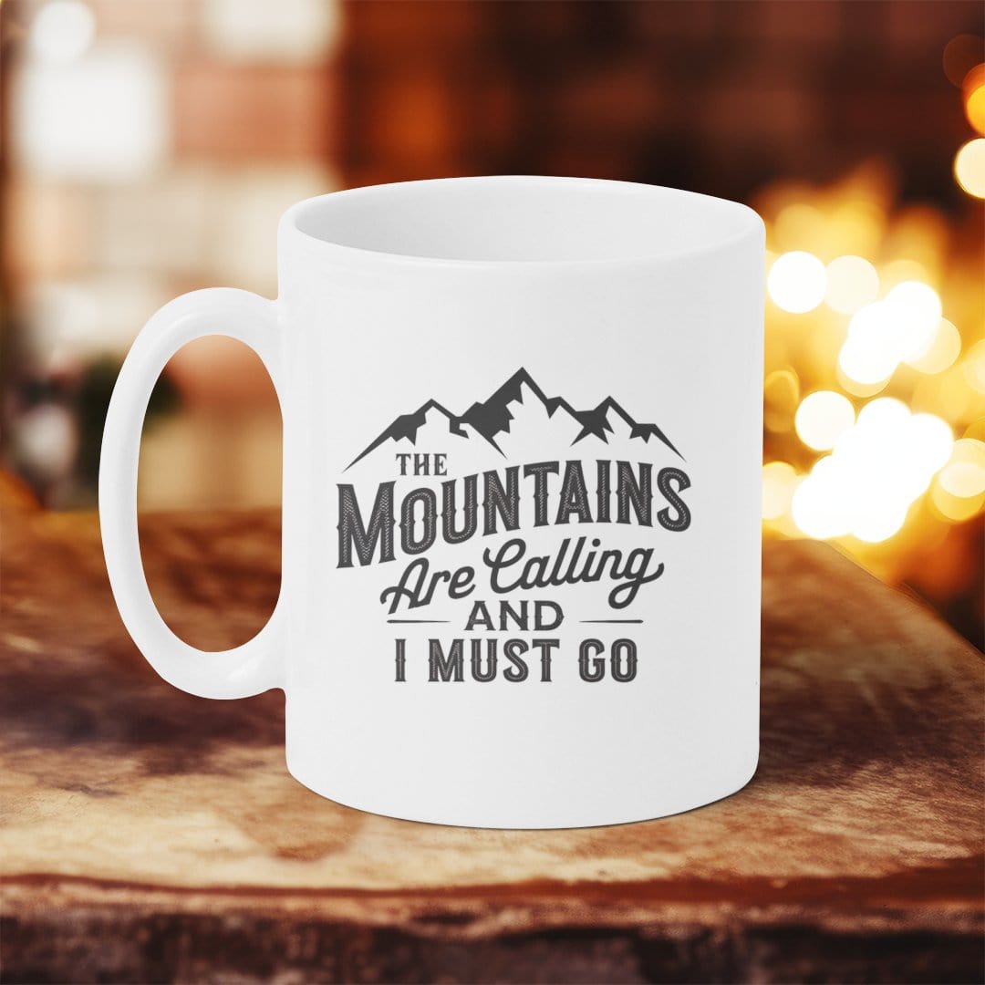 MyDesigns Physical Item Vintage Mountains Calling Mug