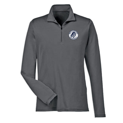 Infinity Design Co Quarter Zip Circle Buccaneers Baseball Adult 1/4 Zip Performance Long Sleeve Shirt | BB011