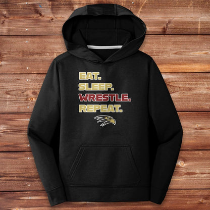 Infinity Design Co Youth Clothing Youth  - Eat, Sleep, Wrestle, Repeat | FYW-002