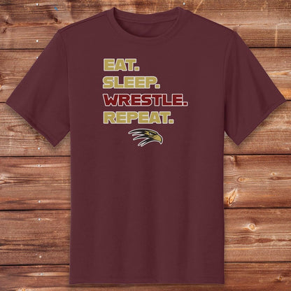 Infinity Design Co Youth Clothing Youth  - Eat, Sleep, Wrestle, Repeat | FYW-002