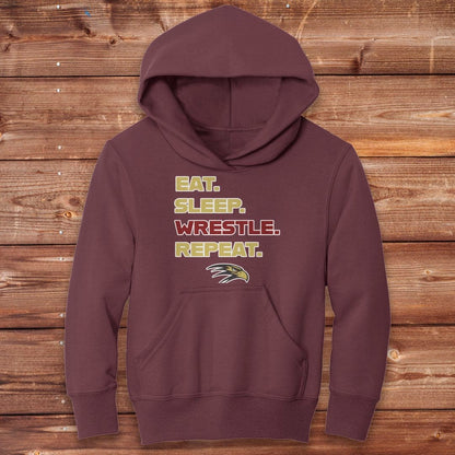 Infinity Design Co Youth Clothing Youth  - Eat, Sleep, Wrestle, Repeat | FYW-002