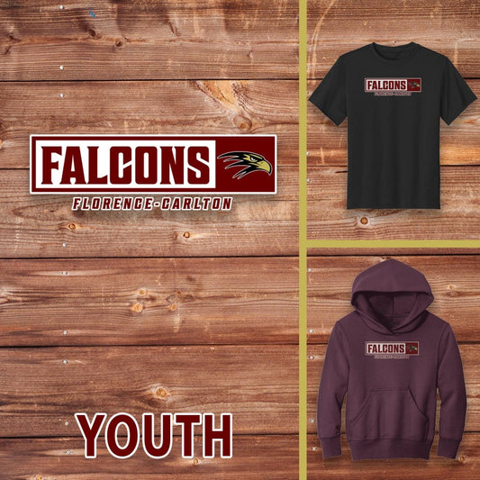 Infinity Design Co Youth Clothing Youth  - Falcons Rectangle | FCS-002