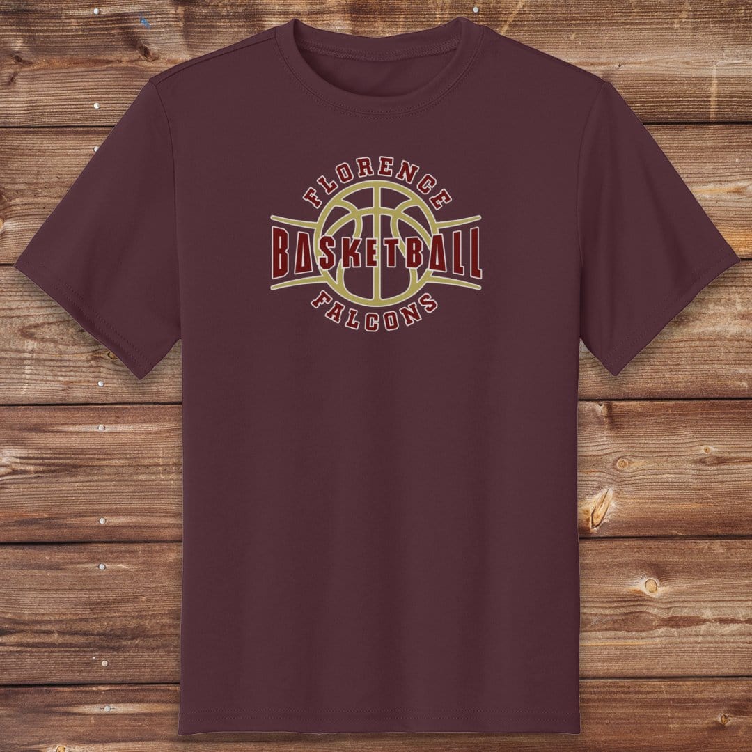 Infinity Design Co Youth Clothing Youth  - Florence Falcons Basketball | FCS-020