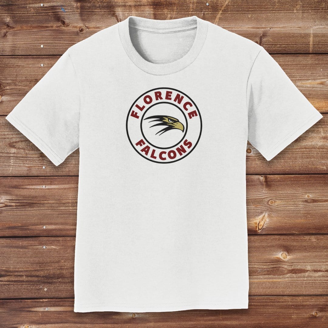 Infinity Design Co Youth Clothing Youth  - Florence Falcons Circle | FCS-011