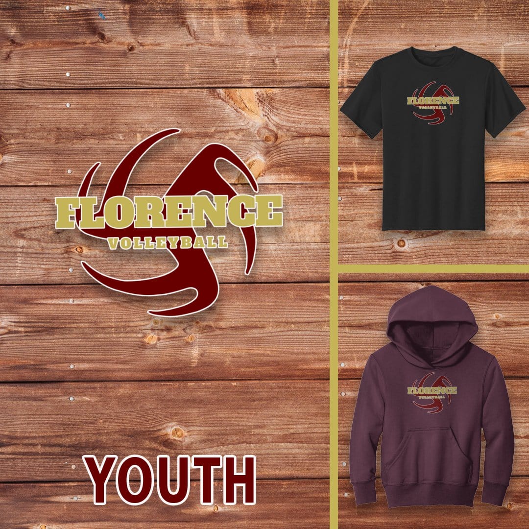 Infinity Design Co Youth Clothing Youth  - Florence Volleyball | FCS-013