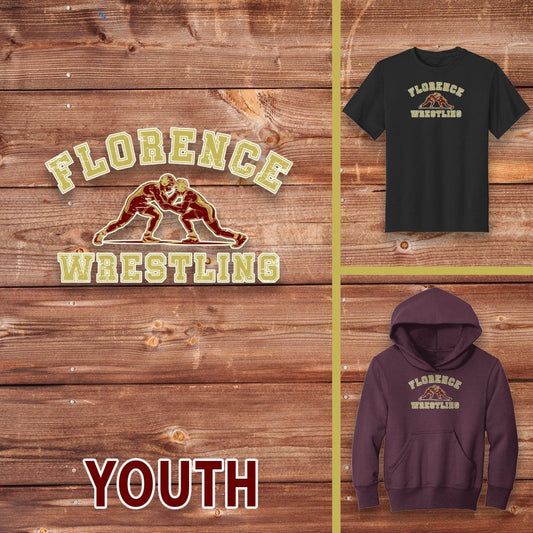 Infinity Design Co Youth Clothing Youth  - Florence Wrestling Vintage | FCS-016