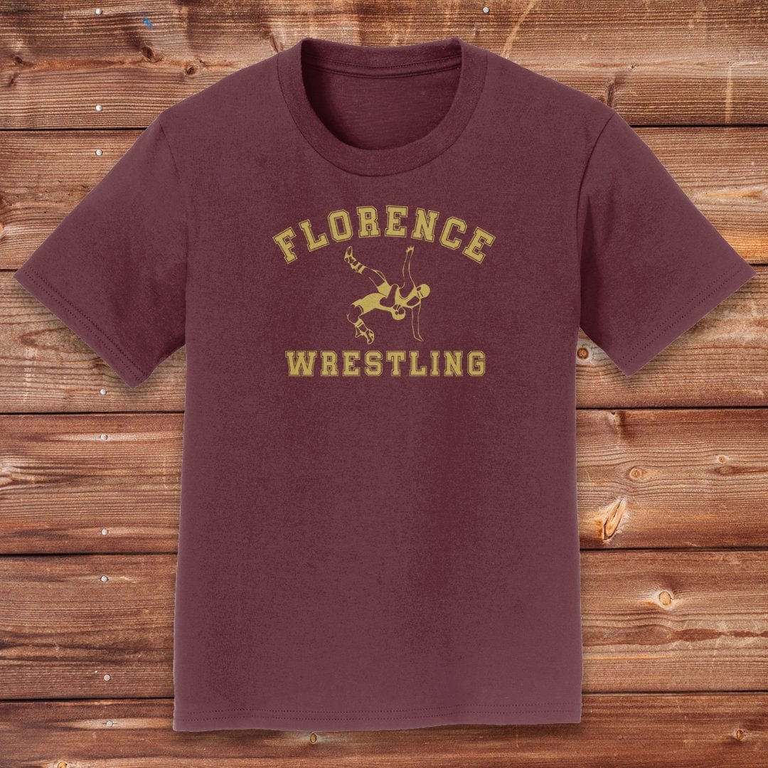 Infinity Design Co Youth Clothing Youth  - Retro Florence Wrestling | FYW-013