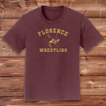 Infinity Design Co Youth Clothing Youth  - Retro Florence Wrestling | FYW-013