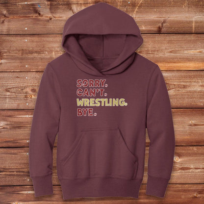 Infinity Design Co Youth Clothing Youth  - Sorry Can't Wrestling Bye | FYW-003