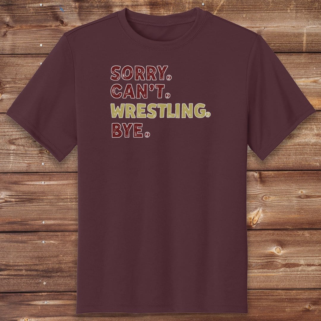 Infinity Design Co Youth Clothing Youth  - Sorry Can't Wrestling Bye | FYW-003