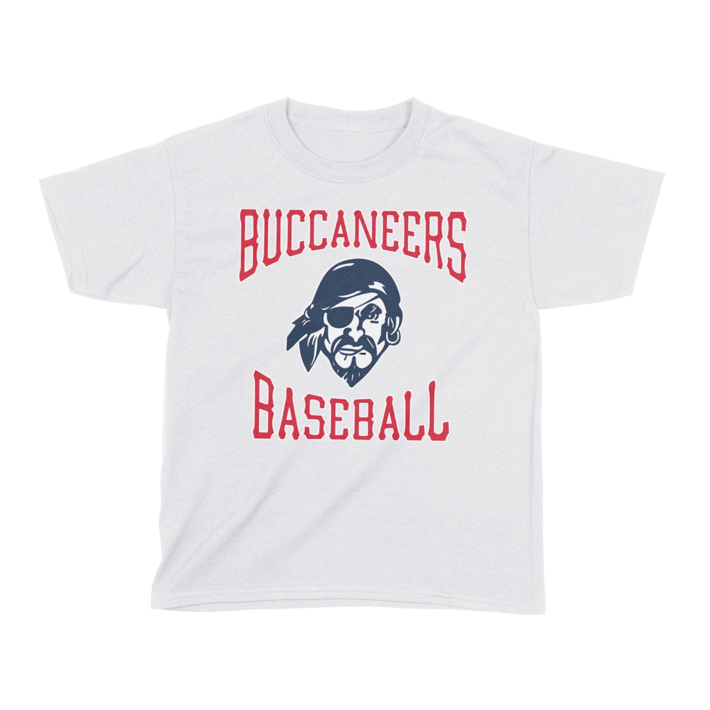 Infinity Design Co Youth T-Shirt Traditional Buccaneers Baseball Youth T-Shirt | BB013Y